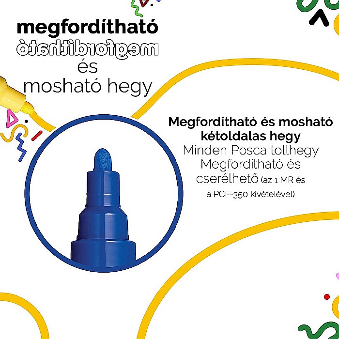 MARKER UNI POSCA PC-3M 0.9-1.3MM HOLIDAY 8 CULORI/SET 42588 [3]