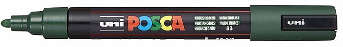 MARKER UNI POSCA UNIVERSAL 5M 1.8-2.5 MM M1407/40527 VERDE ENGLEZ [2]
