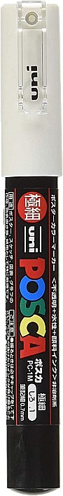 MARKER UNI POSCA UNIVERSAL 1M 0.7 MM M210/19786 ALB [1]