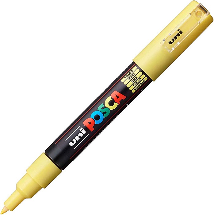 MARKER UNI POSCA UNIVERSAL 1M 0.7 MM M248/27590 GALBEN [2]