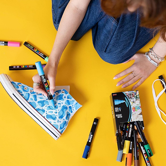 MARKER UNI POSCA UNIVERSAL 1M 0.7MM 43652 PORTOCALIU [5]