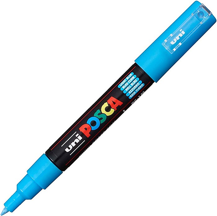 MARKER UNI POSCA UNIVERSAL 1M 0.7 MM M260/26495 ALBASTRU DESCHIS [2]