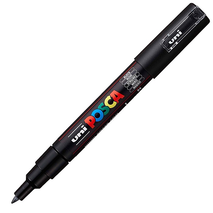 MARKER UNI POSCA UNIVERSAL 1M 0.7MM M218/19783 NEGRU [2]
