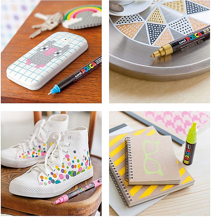 MARKER UNI POSCA UNIVERSAL 1M 0.7 MM M245 AURIU [4]