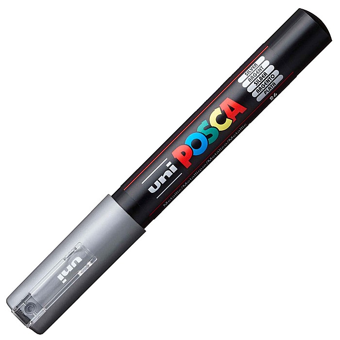 MARKER UNI POSCA UNIVERSAL 1M 0.7 MM M230/19784 ARGINTIU [1]