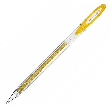 LEG PIX UNI-BALL GEL CU SCLIPICI UM-120SP AURIU P140 [2]
