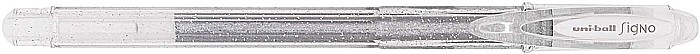 LEG PIX UNI-BALL GEL CU SCLIPICI UM-120SP ARGINTIU P128 [2]