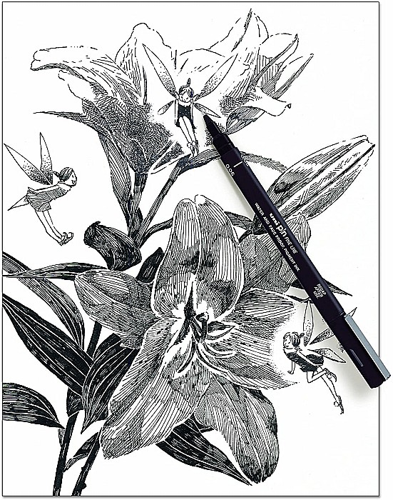 LEG LINER UNI PIN 0.8MM L363 NEGRU [3]