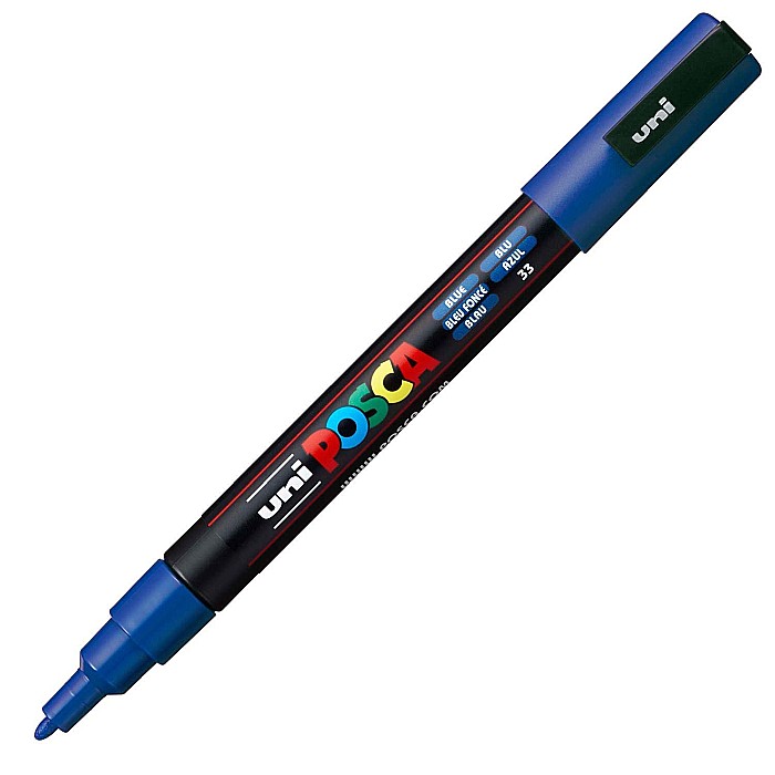 MARKER UNI POSCA UNIVERSAL 3M 0.9-1.3MM M194/14146 BLUE [2]
