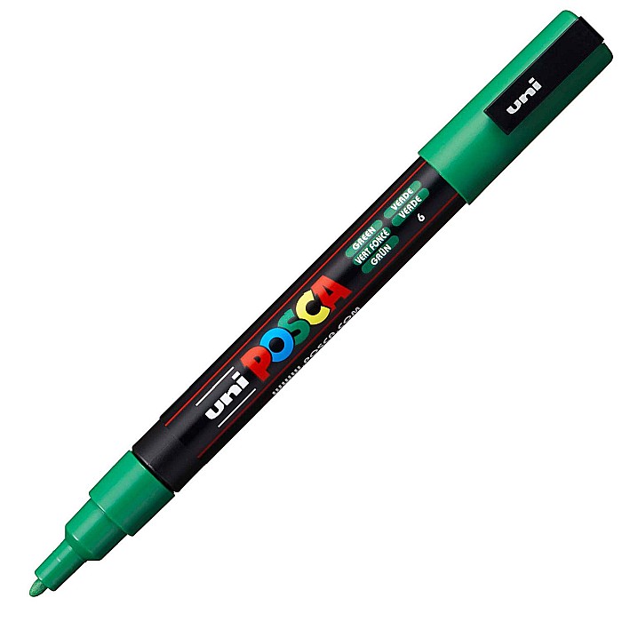 MARKER UNI POSCA UNIVERSAL 3M 0.9-1.3 MM M198/14156 VERDE [2]