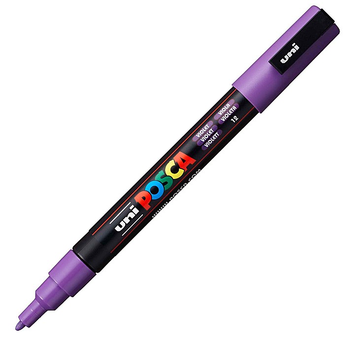 MARKER UNI POSCA UNIVERSAL 3M 0.9-1.3 MM M293/14147 MOV [2]