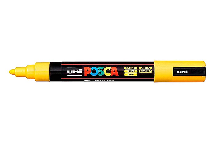 MARKER UNI POSCA UNIVERSAL 5M 1.8-2.5 MM M176/14168 GALBEN [2]