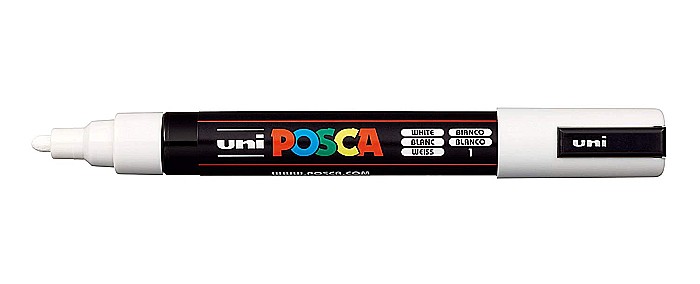 MARKER UNI POSCA UNIVERSAL 5M 1.8-2.5 MM M44/14161 ALB [2]