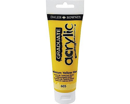 FIL CULORI ACRIL DALER ROWNEY 120ML CADMIUM YELLOW HUE 123120605 [1]