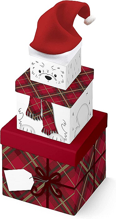 CF CUTIE CADOU 3/SET OM DE ZAPADA PLUSH CRACIUN X-31094-BXC [1]