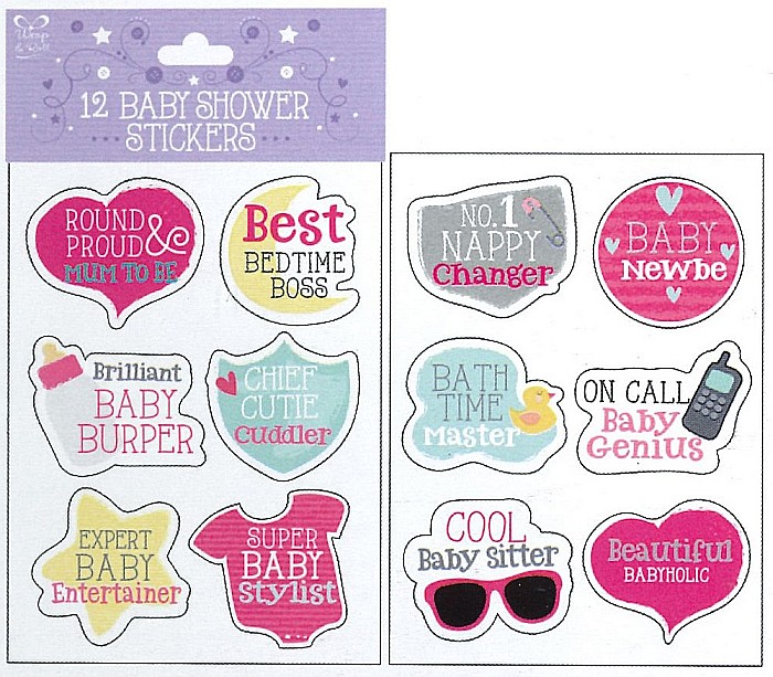 EWR STICKER BABY SHOWER 12/SET 21213-S [2]