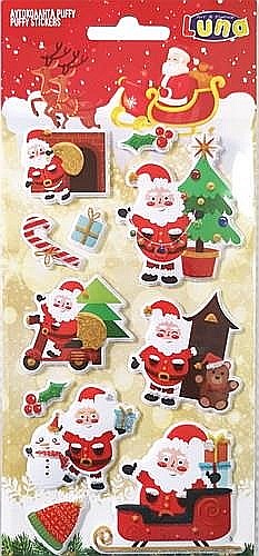 DIA STICKERS CRACIUN 10*22CM PUFFY GLITTER 621136 [4]