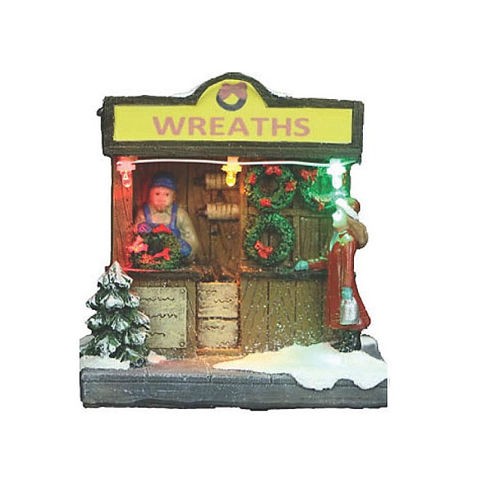 DIA DECORATIUNE CRACIUN 10.5*8.5*10.5CM MAGAZIN CU LED 658398-promo [4]