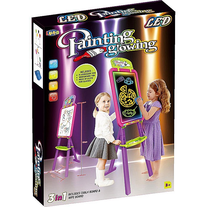 DIA TABLITA 2 FETE PENTRU DESEN 40.5*6*59.5CM CU LED ALBASTRU LUNA 621919 [1]