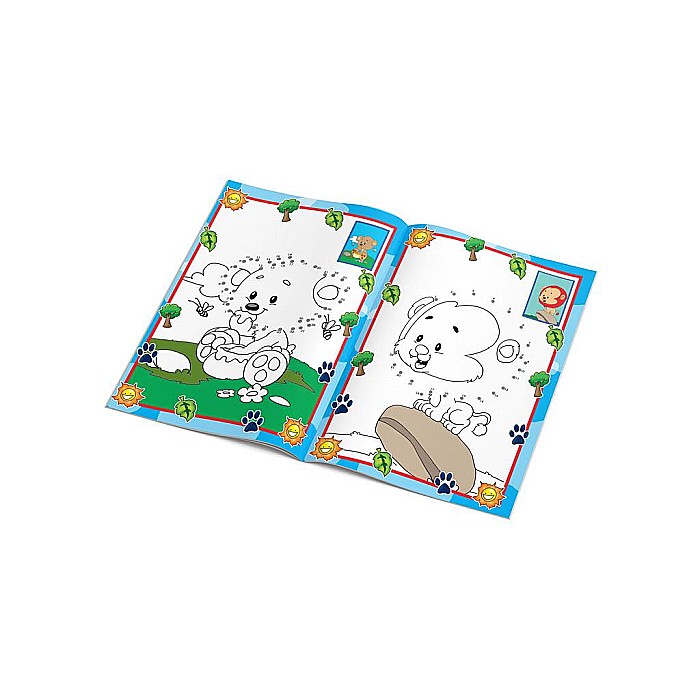 DIA CARTE PENTRU ACTIVITATI EDUCATIVE 24F CU STICKERE UNESTE PUNCTELE 646860 [2]