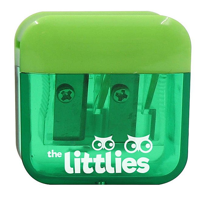 DIA ASCUTITOARE DUBLA CU CONTAINER 3 CULORI THE LITTLIES 646950 [3]