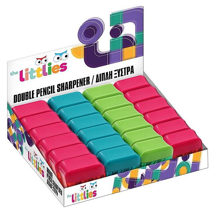 DIA ASCUTITOARE DUBLA CU CONTAINER 3 CULORI THE LITTLIES 646950 [4]