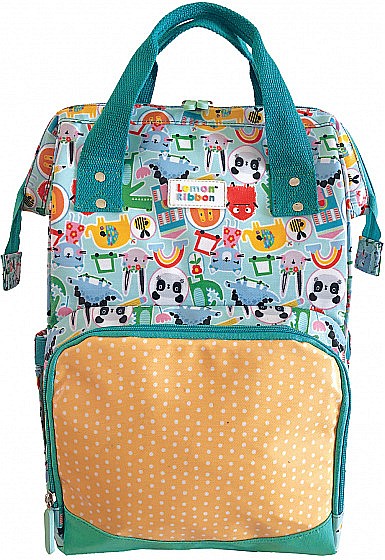 KST RUCSAC SCOLAR FRIENDLY WORLD LEMON RIBBON 39*31*18CM 12456 -promo [1]