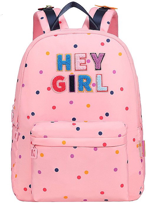 DKT RUCSAC SCOLAR MARSHMALLOW - HEY GIRL 2 COMPARTIMENTE ROZ 64468-PROMO [2]