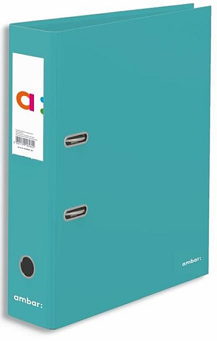 AM BIBLIORAFT A4 AMBAR NEON 7.5CM TURCOAZ 174951 [1]