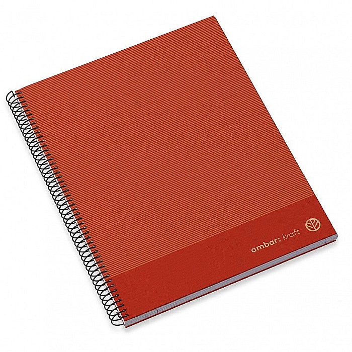 AM CAIET A5 100F SPIRA LINII HARD COVER KRAFT 207871 [6]