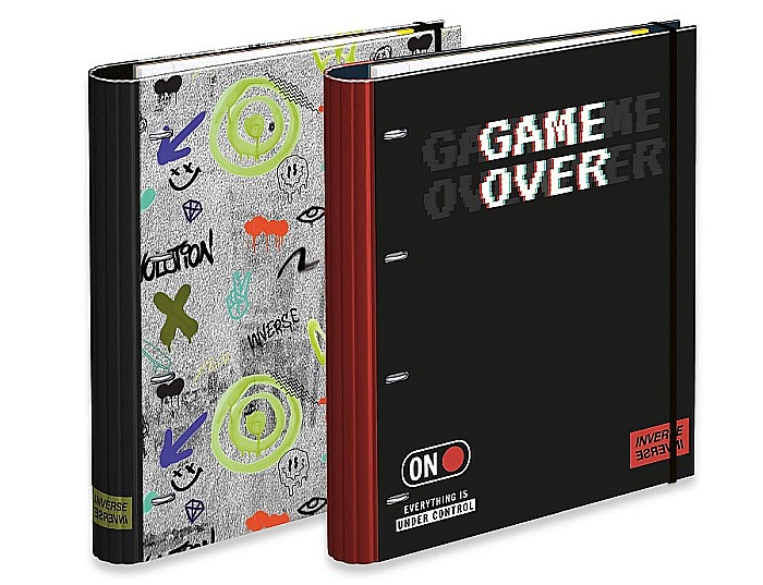 AM CAIET MECANIC A4 TEEN INVERS 4 INELE, ELASTIC, REZERVA LINII, SEPARATOARE CARTON 229200 [1]