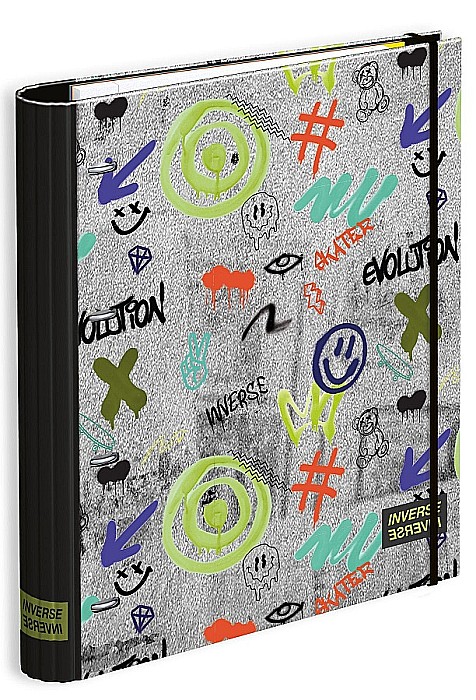 AM CAIET MECANIC A4 TEEN INVERS 4 INELE, ELASTIC, REZERVA LINII, SEPARATOARE CARTON 229200 [3]