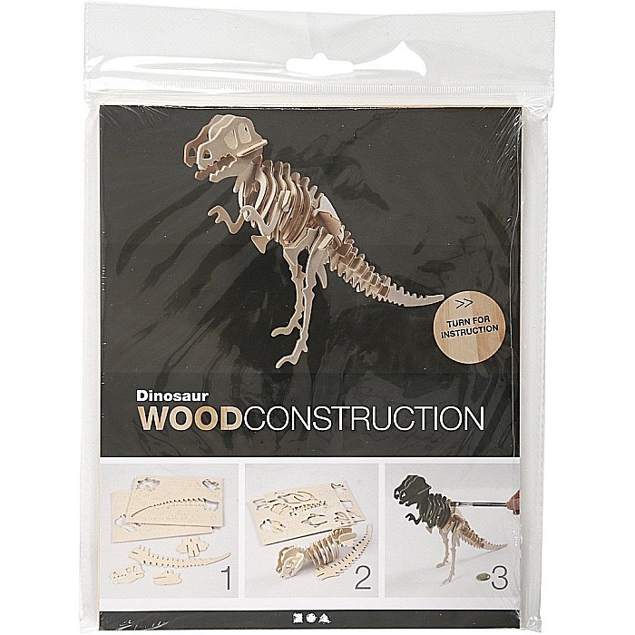 CC KIT CONSTRUCTIE LEMN 3D DINOZAUR 57855/57860 [2]