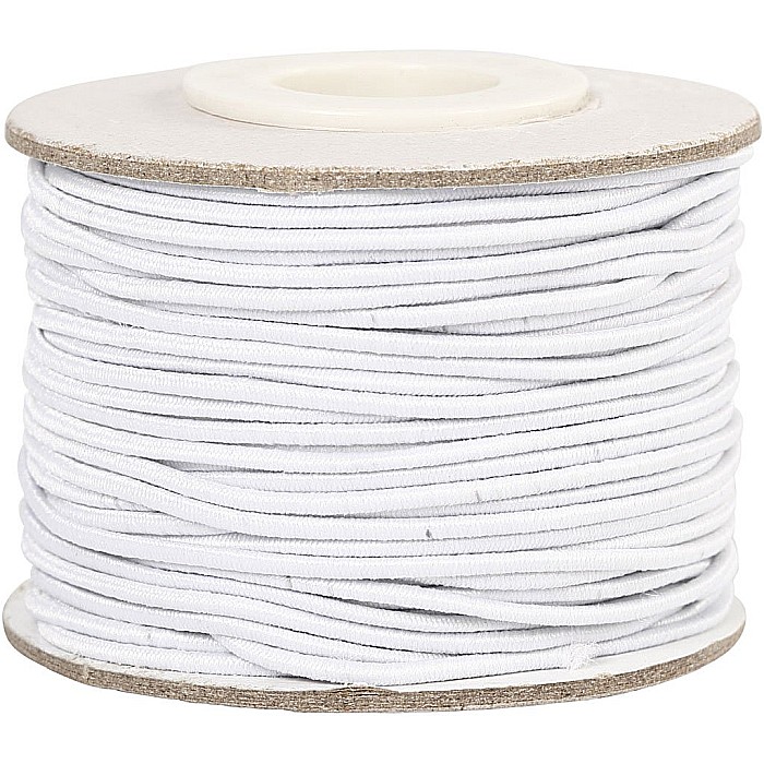 CC SNUR ELASTIC 1MM*25M ALB 41030 [1]