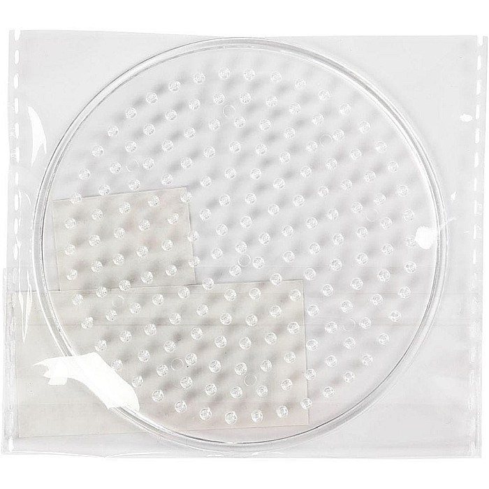 CC PLANSETA ROTUNDA PENTRU MARGELE FUZIBILE 8.5CM TRANSPARENTA 753050 [2]