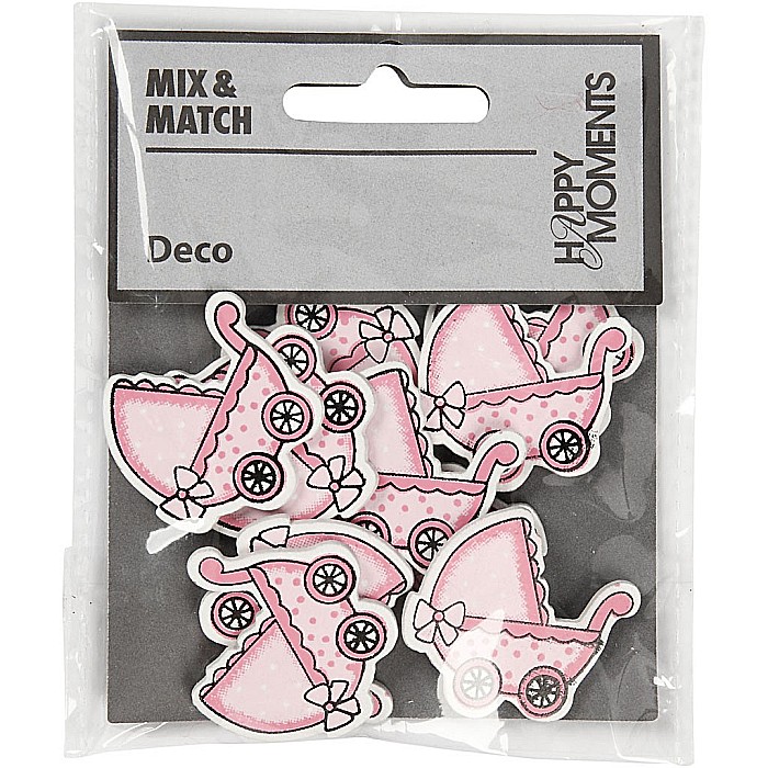 CC FORME LEMN CARUCIOR BEBE ROZ 599717 [2]