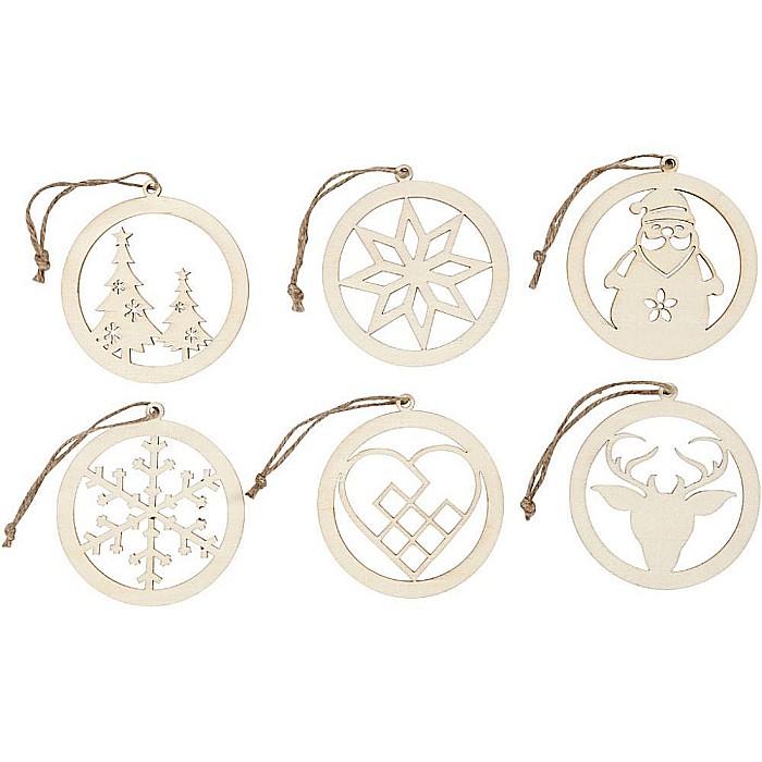 CC ORNAMENTE LEMN CRACIUN, PRET PE BUCATA 56808 [2]