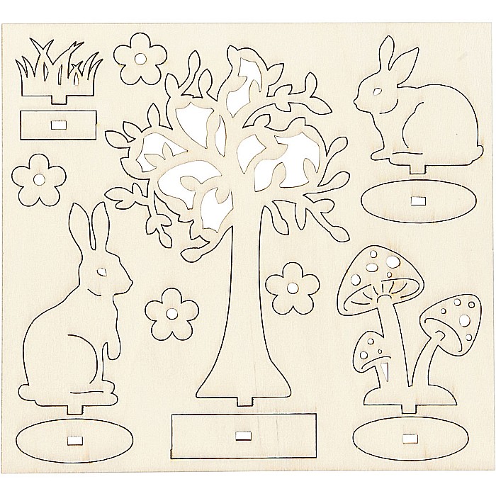 CC SET CREATIV LEMN 3D CAMPUL PRIMAVARA 57942 [4]