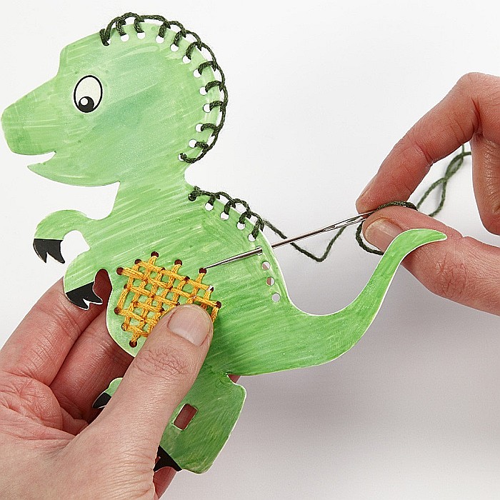 CC MINI KIT CREATIV BRODERIE DINOZAUR 977217 [6]