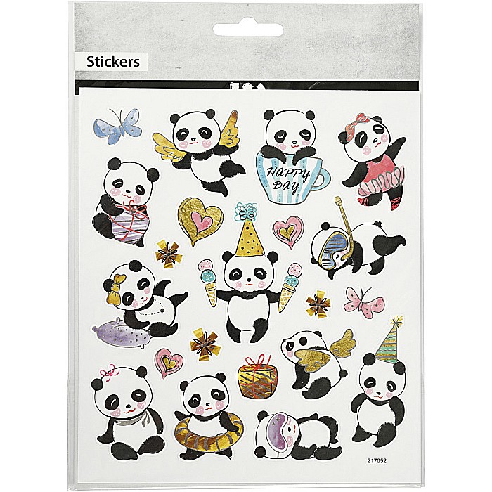 CC STICKER DECOR PANDAS 21PC 27196 [2]