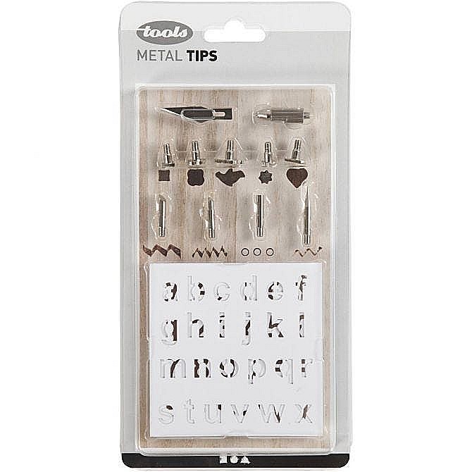 CC SET SABLOANE SI VARFURI METALICE PIROGRAVURA 15141 [4]