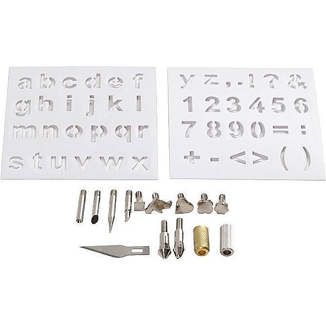 CC SET SABLOANE SI VARFURI METALICE PIROGRAVURA 15141 [9]