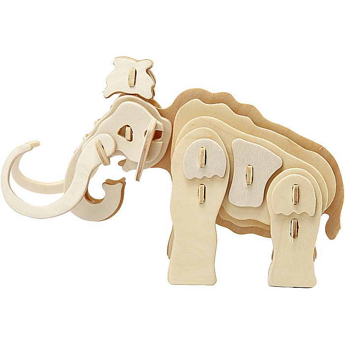 CC FIGURINA LEMN 3D MAMUT 19x8,5x11 cm 580503 [4]
