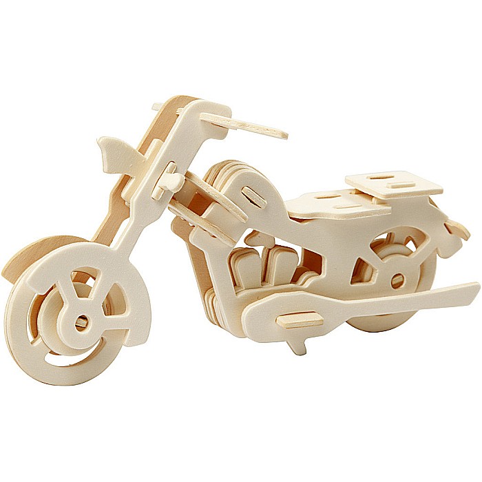 CC FIGURINA LEMN 3D MOTOCICLETA 19x9x9 cm 580504 [1]