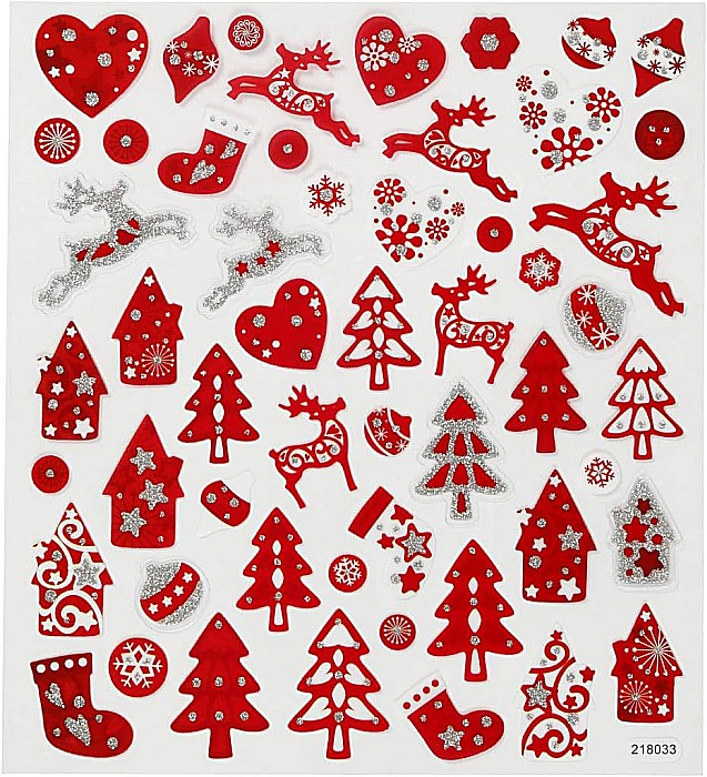 CC STICKER DECOR RED-WHITE CHRISTMAS 289591 [1]