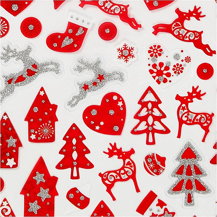 CC STICKER DECOR RED-WHITE CHRISTMAS 289591 [3]