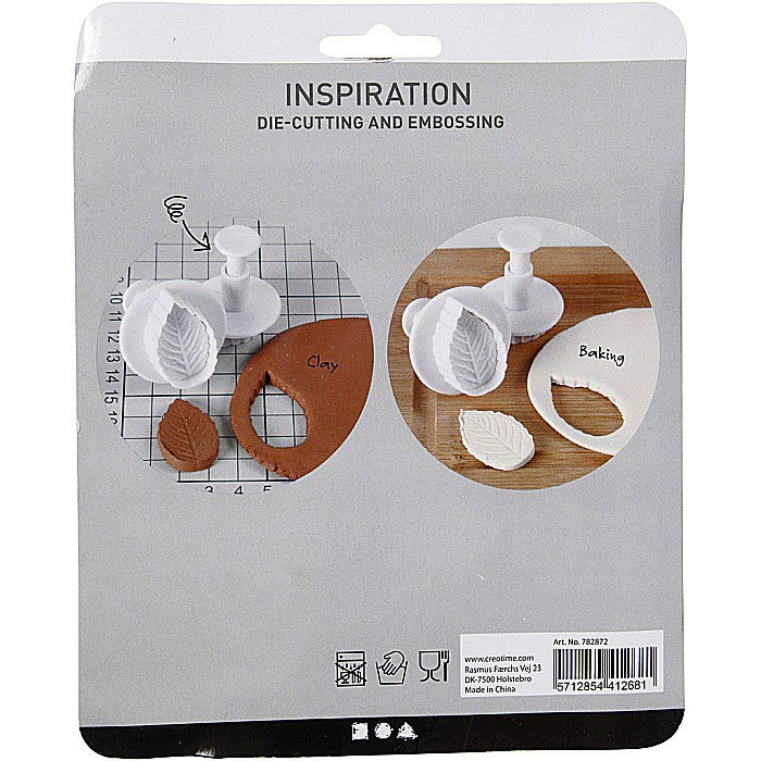 CC FORME PLASTIC CU STAMPILA Cookie Cutters With Stamp, 4/SET PASTE 782872 [3]