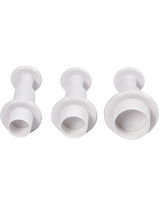 CC FORME PLASTIC CU STAMPILA Cookie Cutters With Stamp, Circle, 2,1+2,3+2,6 cm, 782876 [1]