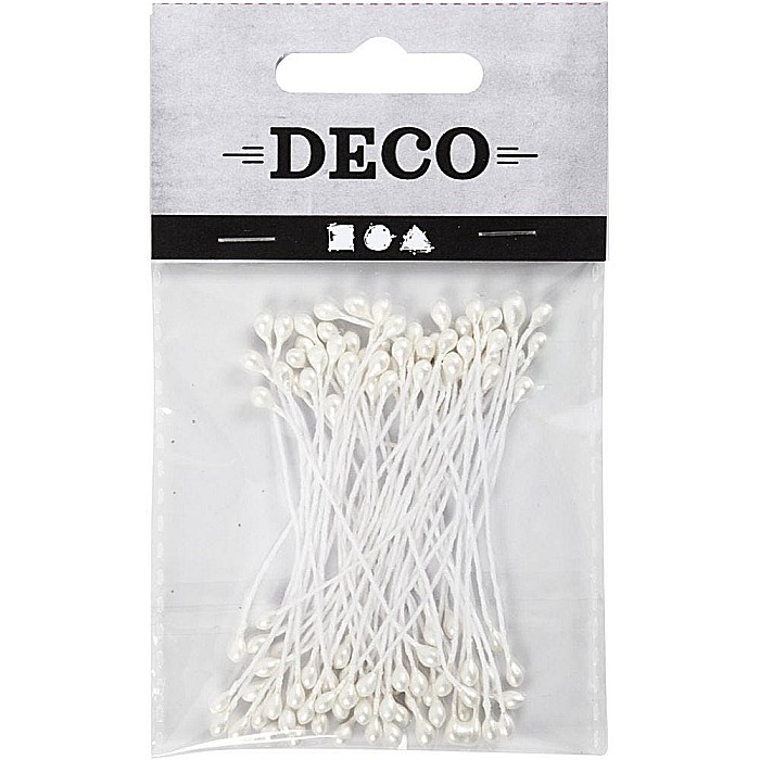 CC PISTIL FLORI DECOR 100/SET ALB 610352 [3]