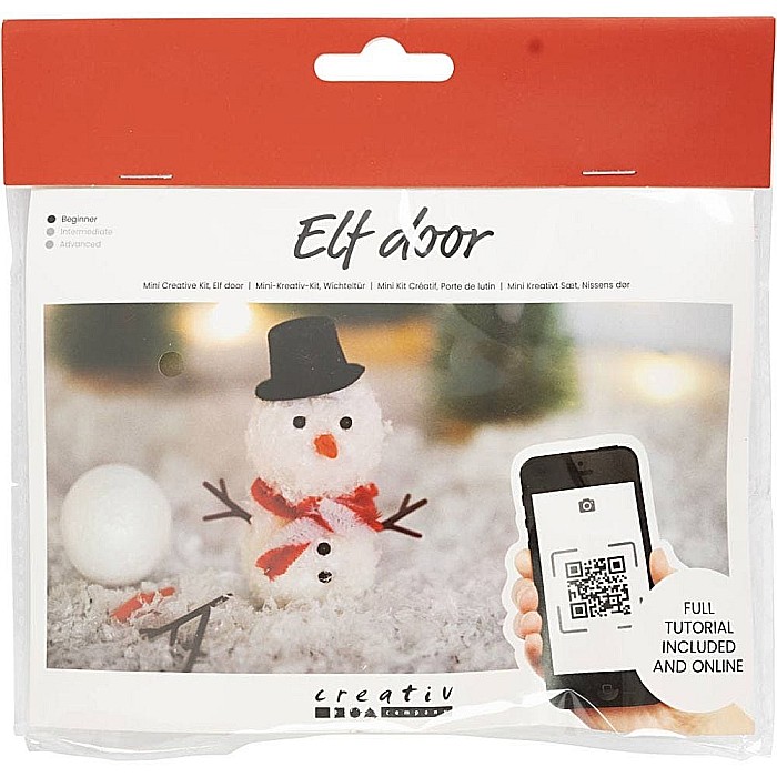 CC MINI KIT CREATIV ELF DOOR DECOR DE CRACIUN - OM DE ZAPADA 977450 [1]